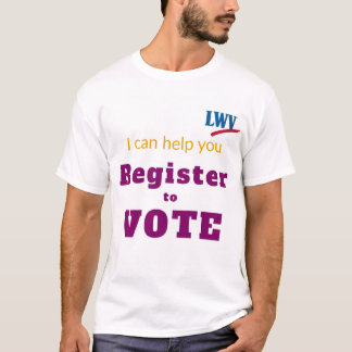 Unisex T-shirt Ik kan je helpen je te registreren 