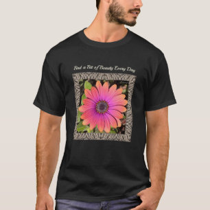 Unisex T-shirt met Brilliant Gazania