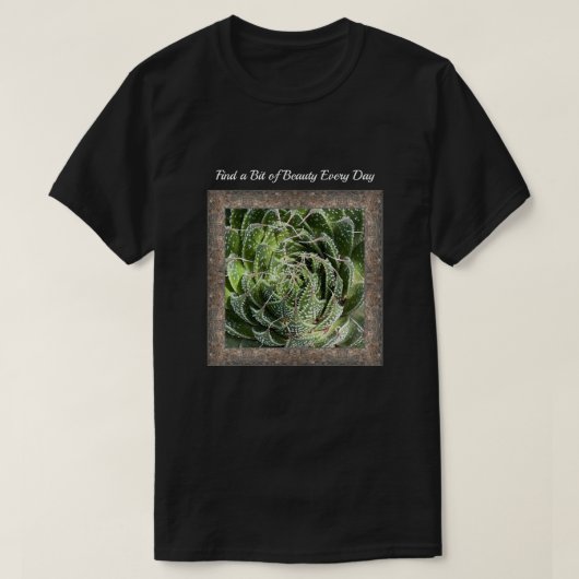 Unisex T-shirt met Lace Aloe Plant (Design voorkant)