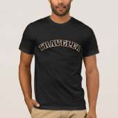 Unisex T-shirt met reisbestemmingen (Voorkant)