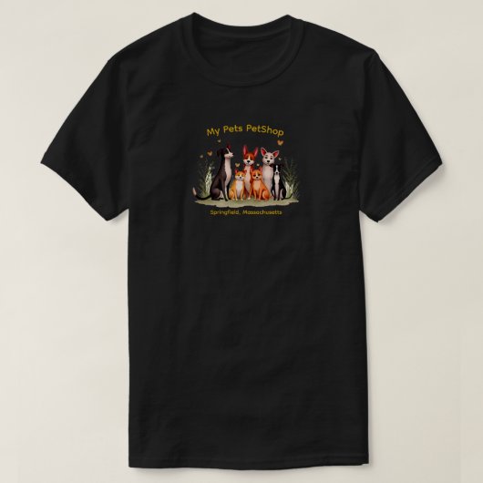 Unisex T-shirt Mijn huisdieren (Design voorkant)
