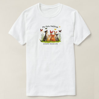 Unisex T-shirt Mijn huisdieren
