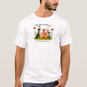 Unisex T-shirt Mijn huisdieren (Voorkant)