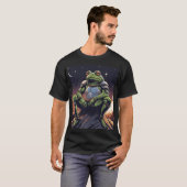 Unisex T-shirt | MMA | galactische kikker krijger  (Voorkant volledig)