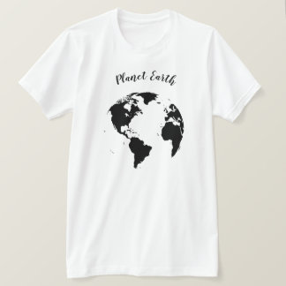 Unisex T-shirt Planeet Aarde