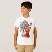 Unisex T-shirt, Radha Krishna bedrukt T-shirt (Voorkant volledig)