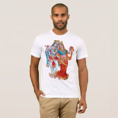 Unisex T-shirt, Radha Krishna bedrukt T-shirt (Voorkant volledig)