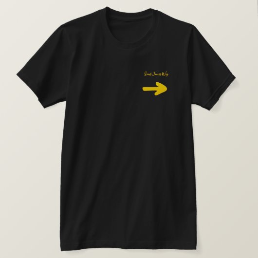 Unisex T-shirt Saint James Way (Design voorkant)