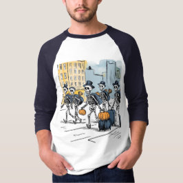 Unisex T-shirt voor Halloween Skeleton Apparel