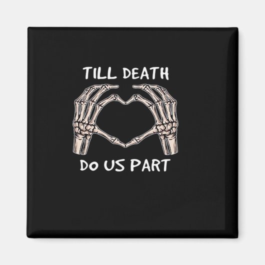 Unisex Til Death Do Us Part, Bruid To Be, Botten,  Magneet (Voorkant)