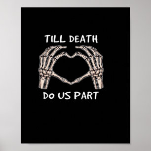 Unisex Til Death Do Us Part, Bruid To Be, Botten, Poster
