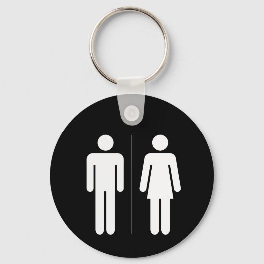Unisex-toilet Sleutelhanger (Voorkant)