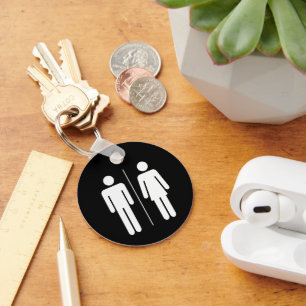 Unisex-toilet Sleutelhanger