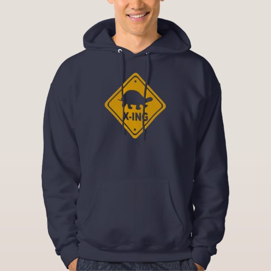 Unisex Turtle Crossing Hoodie (Voorkant)