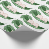 Unisex twin baby's die papier verpakken (Hoek)