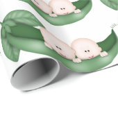 Unisex twin baby's die papier verpakken (Rol Hoek)