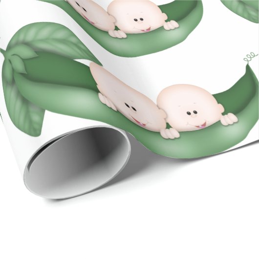 Unisex twin baby's die papier verpakken (Rol Hoek)