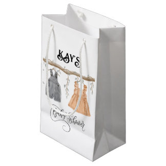 Unisex Twins Groen Bloemen Baby shower Klein Cadeauzakje