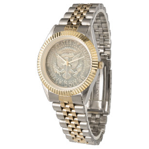 Unisex Two-Tone Bracelet Watch Kennedy 1967 Eagle Horloge