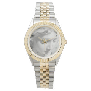 *~* Unisex Two Tone Marble Beauful Angel Horloge