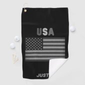 Unisex USA American Flag Retro  Golfhanddoek (Insitu)