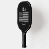 Unisex USA American Flag Retro Pickleball Paddle (Links)