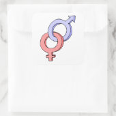 Unisex Vierkante Sticker (Tas)