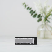 Unisex-Visitekaartjes voor  papierpapier Mini Visitekaartje (Staand voorkant)