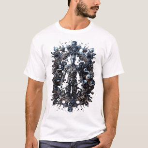 Unisex wit futuristisch AI Symphony T-shirt