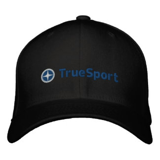 Unisex Zwart en Blauw True Sport Fitted Pet