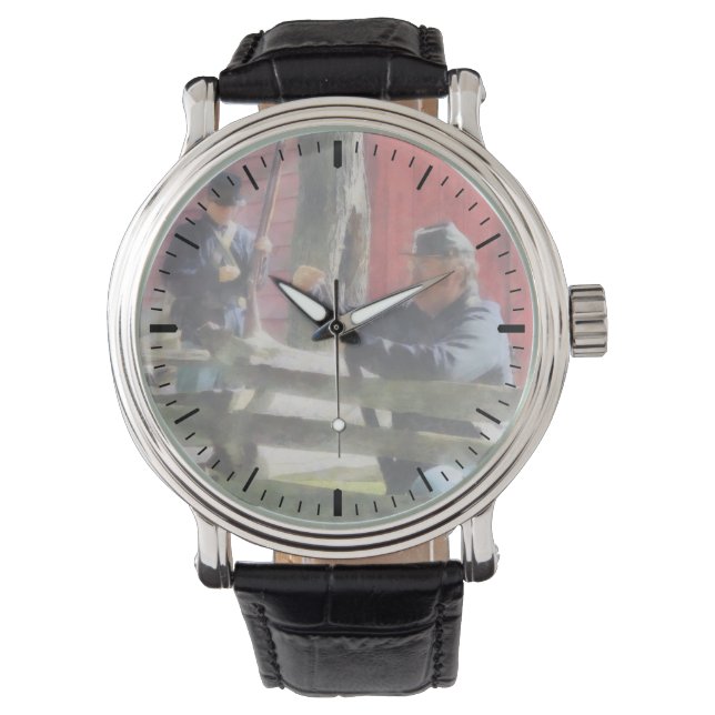 Unisoldeerladingsrug Horloge (Voorkant)