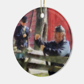 Unisoldeerladingsrug Keramisch Ornament (Links)