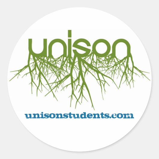 Unison-Stickers Ronde Sticker (Voorkant)