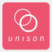 Unison-stickers Vierkante Sticker (Voorkant)