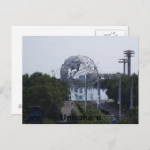 Unisphere, Wereldbeurs 1964-65 Briefkaart (Voorkant / Achterkant)