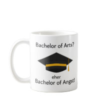 Unispruch "Bachelor of Angst" Geschenk, Studenten