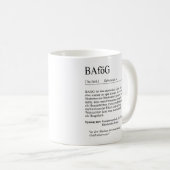 Unispruch "BAföG" Geschenk, Studenten Koffiemok (Voorkant rechts)