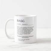 Unispruch "BAföG" Geschenk, Studenten Koffiemok (Links)