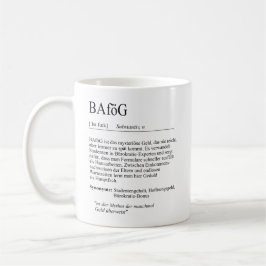 Unispruch "BAföG" Geschenk, Studenten Koffiemok