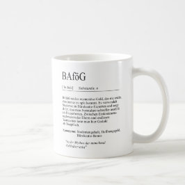 Unispruch "BAföG" Geschenk, Studenten Koffiemok
