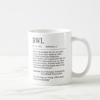 Unispruch "BWL" Student Geschenk, Studenten Koffiemok