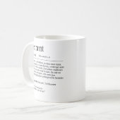 Unispruch "Lehramt" Geschenk, Studenten Koffiemok (Voorkant links)