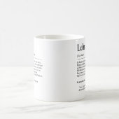 Unispruch "Lehramt" Geschenk, Studenten Koffiemok (Center)
