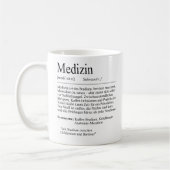 Unispruch "Medizin" Geschenk, Studenten Koffiemok (Links)