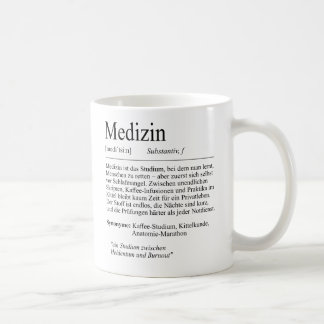 Unispruch "Medizin" Geschenk, Studenten Koffiemok