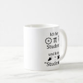 Unispruch "MINT Student" Geschenk, Studenten Koffiemok (Voorkant rechts)