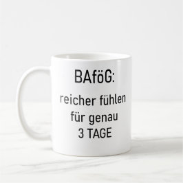 Unispruch "reicher für 3d" Geschenk, Studenten Koffiemok