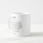 Unispruch "Studium" Geschenk, Studenten Koffiemok (Voorkant links)