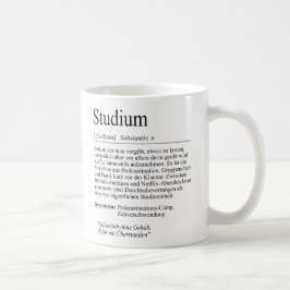 Unispruch "Studium" Geschenk, Studenten Koffiemok