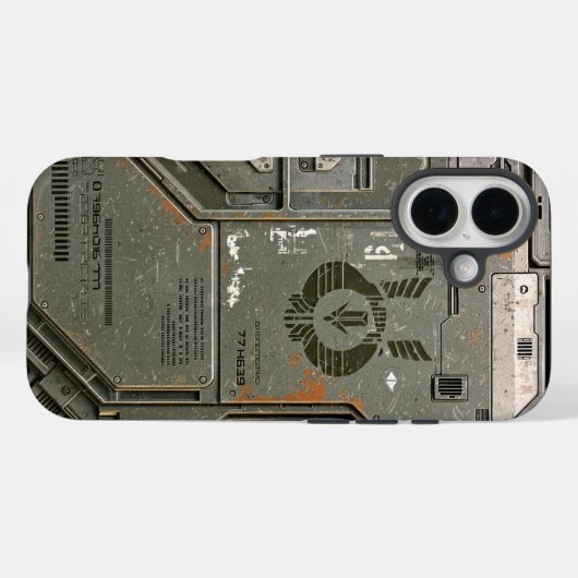 UNIT-77 #004: Vanguard Schild 77 Case-Mate iPhone Case (Achterkant (horizontaal))